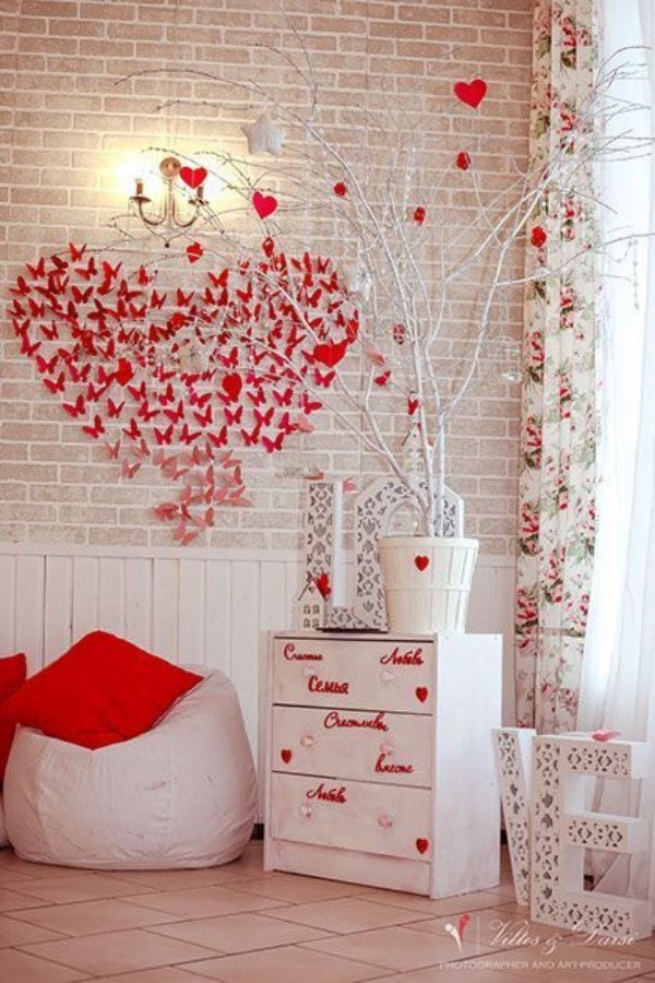 Charmante DIY Schlafzimmer Deko-Ideen zum Valentinstag  Valentines day  decorations, Valentines bedroom, Valentines ideas for her