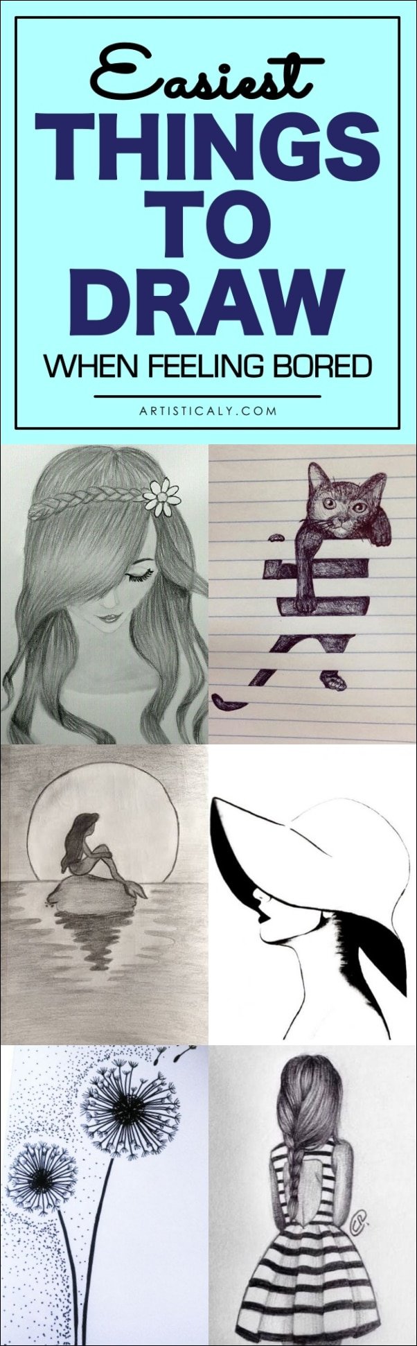 40 Easiest Things To Draw When Feeling Bored ZOHAL