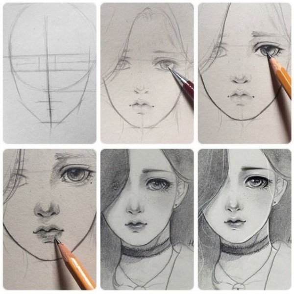 40 Easy Step By Step Tutorials To Draw A Cartoon Face Artisticaly Inspect The Artist Inside You