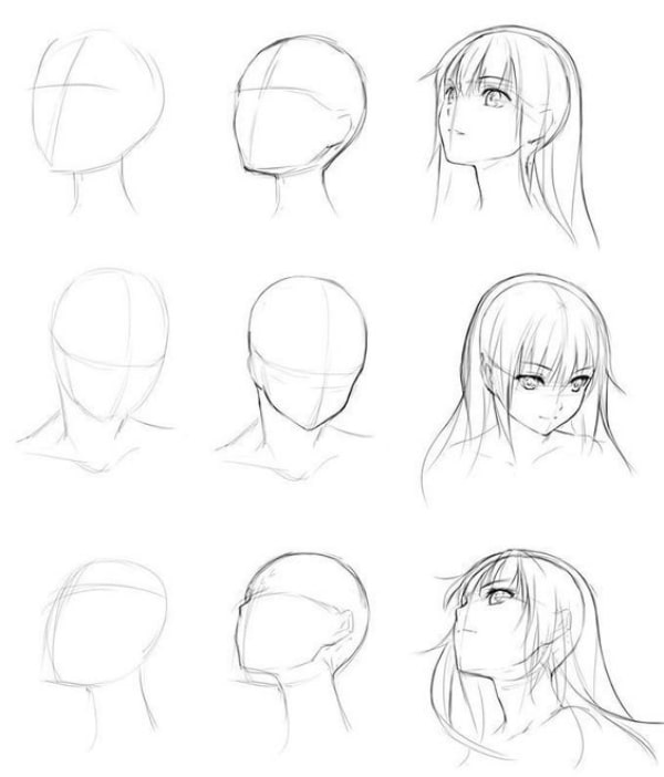 how to draw cartoon faces