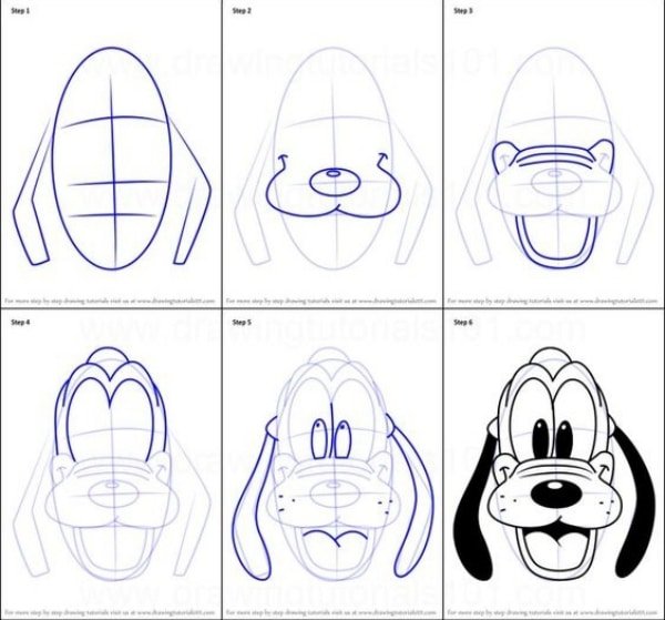 easy cartoon to draw step by step