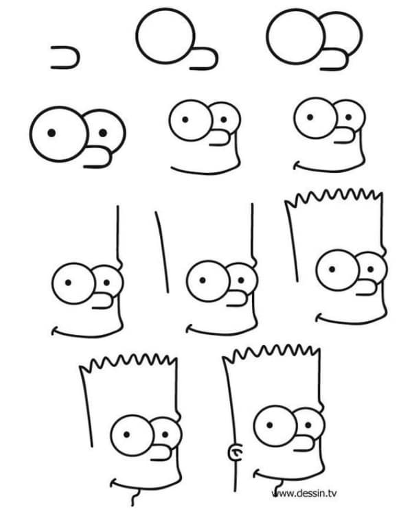 how to draw cartoon people step by step for beginners