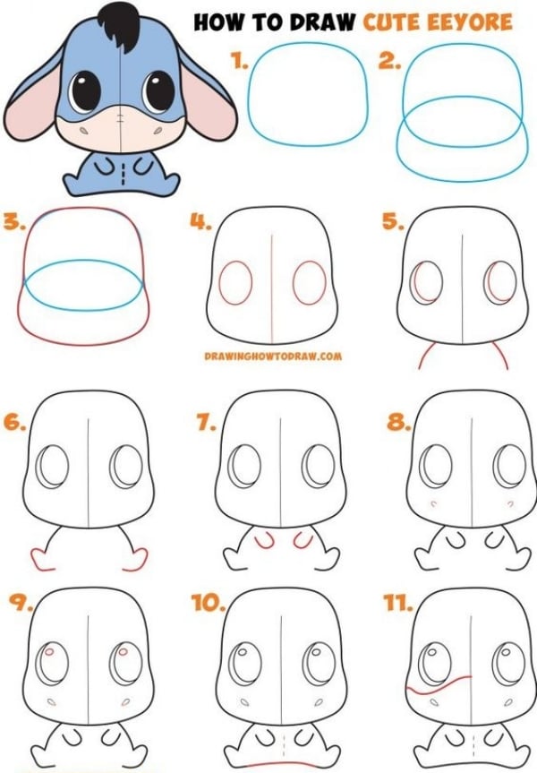 Easy Step by Step Tutorials to Draw a Cartoon Face