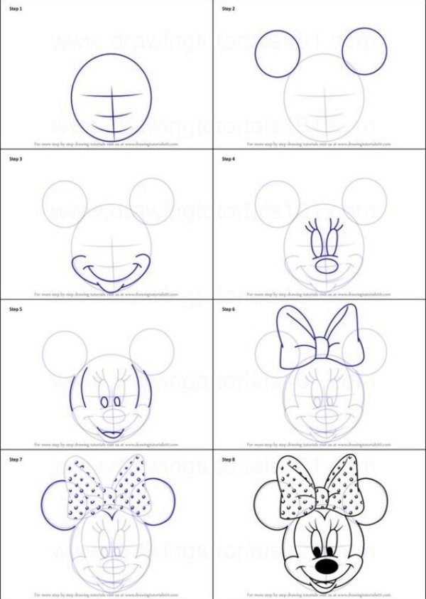 40 Easy Step by Step Tutorials to Draw a Cartoon Face | Artisticaly