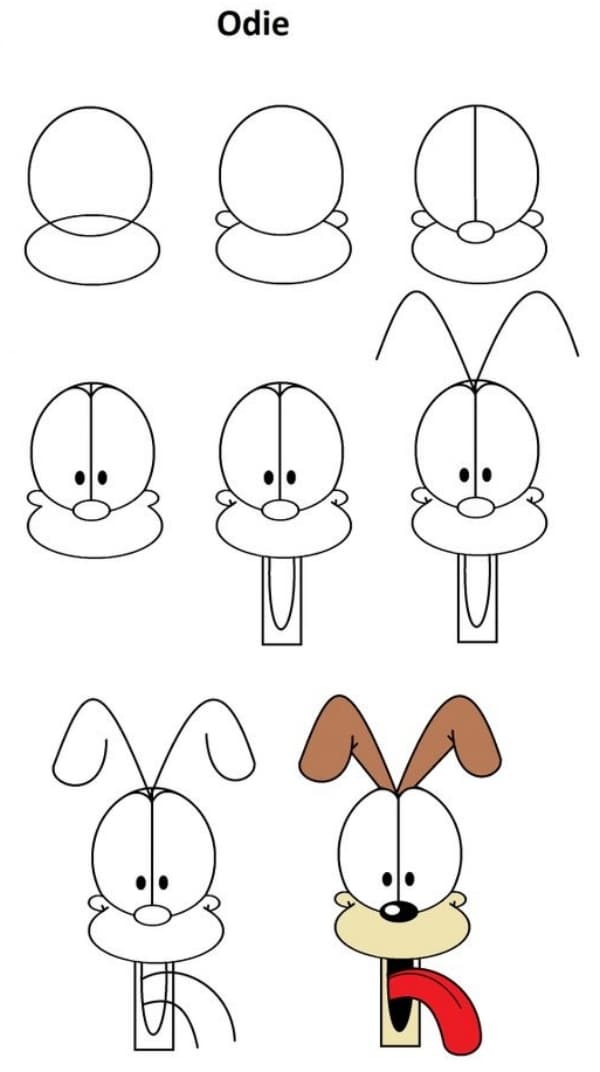 Easy Step by Step Tutorials to Draw a Cartoon Face 33