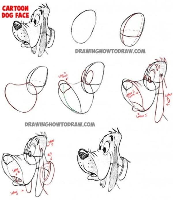 40 Easy Step by Step Tutorials to Draw a Cartoon Face | Artisticaly