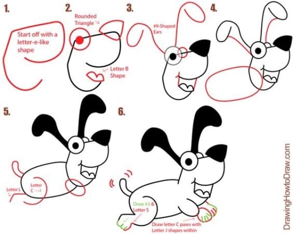 How-to-Draw-a-Dog-Step-by-Step-Dog-Drawing-Tutorials