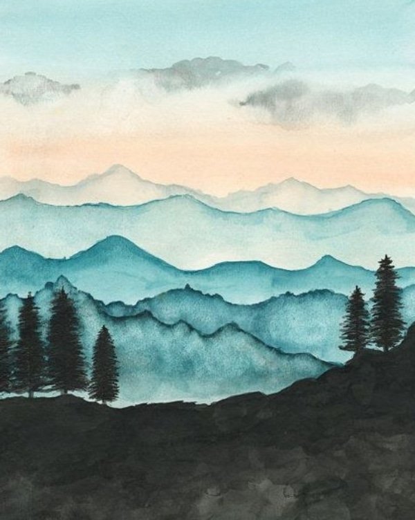 40 Simple Watercolor Painting Ideas for Beginners to Try ...